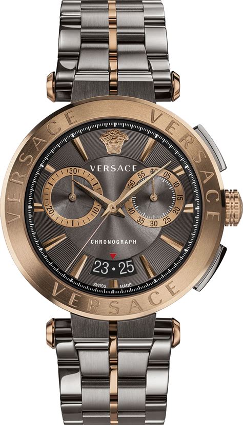 Versace VE1D00619 Aion Chronograph grey bronze Stainless 